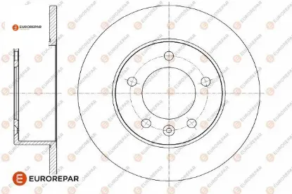 Erp fren dıskı arka (5d 305mm) master 3  movano b  10- eurorepar  resmi