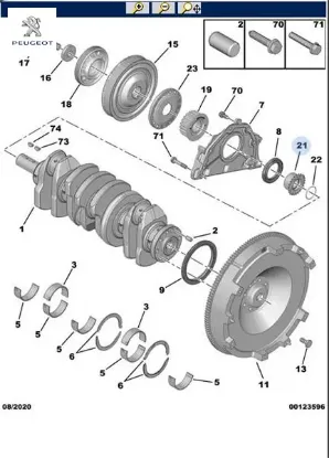 Pomp kum dişl peugeot  resmi