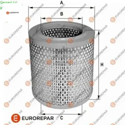 Erp hava fıltresı (128x82x171) trafıc 1.4 80- 847 700 (7701001494) eurorepar  resmi