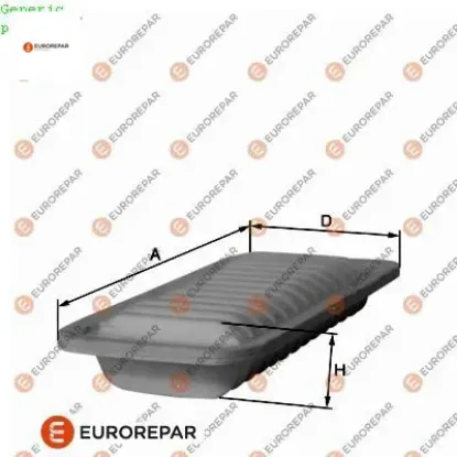 Erp hava fıltresı agıla-swıft ıv  fz-nz 1.2 94hp 10 - (4711600) eurorepar  resmi