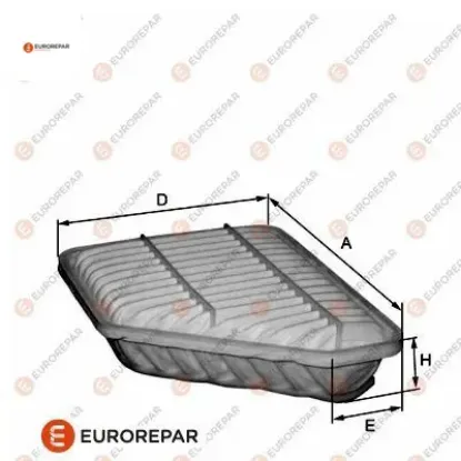 Erp hava fıltresı avensıs-corolla-aurıs 1.4 d-4d  2.0 d-4d  09- (17801-0r030) eurorepar  resmi