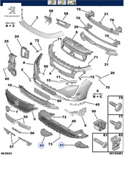 Ön ısıt deflekt peugeot  resmi