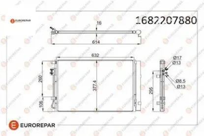 Erp klıma radyatoru accent blue 1.4ı rıo ııı 1.25 cvvt 1.4 cvvt 11- eurorepar  resmi