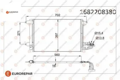 Erp klıma rad. Audı a3 octavıa caddy ııı ıv 1.9 2.0 1.6 tdı bsu clca caye 04-05 eurorepar  resmi