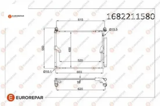 Erp klima rad.toyota land cruıser prado 4.0 benzinli eurorepar  resmi