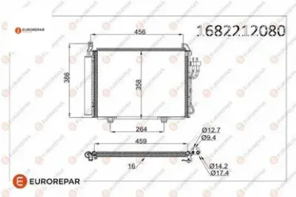 Erp klıma radyatoru  ı10 1.1 1.2 1.1 crdı 08- eurorepar  resmi