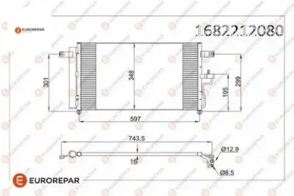Erp klıma radyatoru  accent ıı (lc) 1.5 1.6 00-05 eurorepar  resmi