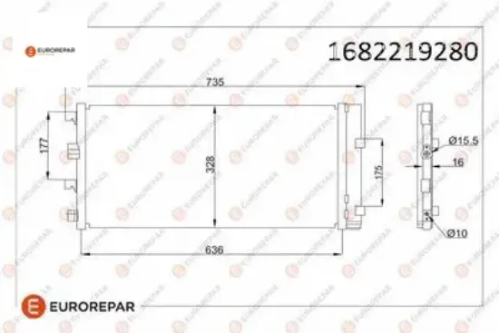 Erp klima radyatörü dacıa duster (hs_) suv eurorepar  resmi