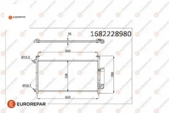Erp klima radyatörü honda cıvıc vııı hatchback (fn,fk) eurorepar  resmi