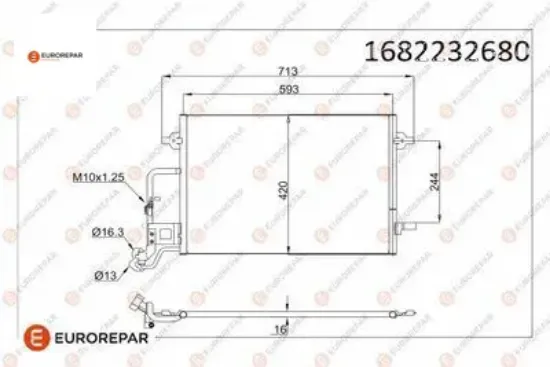 Erp klima radyatörü skoda superb ı vw passat eurorepar  resmi