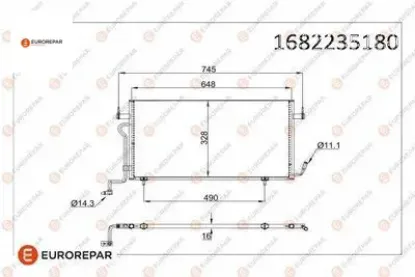 Erp klima radyatörü berlıngo xsara partner (5_,g_) eurorepar  resmi