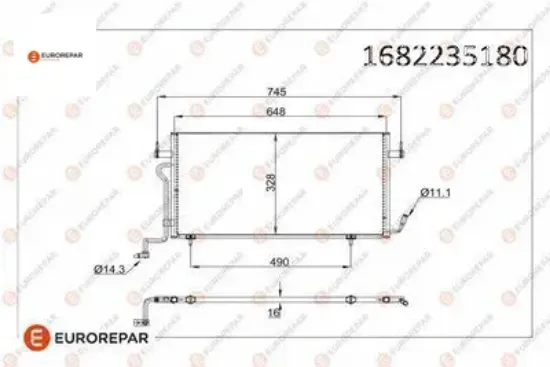 Erp klima radyatörü berlıngo xsara partner (5_,g_) eurorepar  resmi