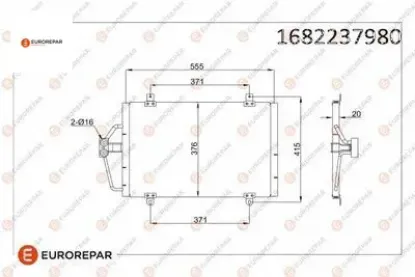 Erp klima radyatörü renault megane ı eurorepar  resmi