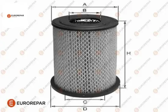 Erp hava fıltresı nıssan navara < 01 eurorepar 16546-9s000/ 16546-9s001/ 1654 resmi