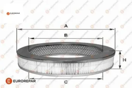 Erp hava fıltresı nıssan pıckup d21 2,0 2,3d 86-94 eurorepar 16403-y7525/ 16546-08000 resmi