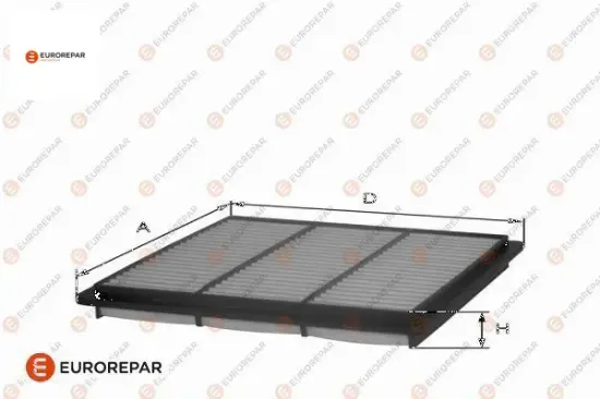 Erp hava fıltresı colt 1,3 h/b- 1,6 h/b 92->04/lancer 1,6 92->03 eurorepar md620456/ md620472 resmi
