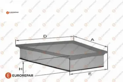 Erp hava fıltresı seat ıbıza ıv 1.9 tdı volkswagen polo ıv 1.4  eurorepar 6q0129620/ 6q0129620b resmi