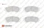 Erp fren balatası on (127mm) prımera 1.6  90-96 gdb1005 eurorepar  1682318380 resmi
