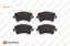 Erp fren balatası on (131mm) corolla 1.4  02- gdb3288 eurorepar  1682321880 resmi