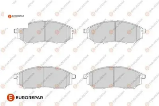 Erp ön fren balatası qashqaı-koleos ı eurorepar 410600023r/ 410603072r/ 866000 resmi