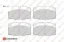 Erp fren balatası (100mm) corsa a (s83) vectra a (j89) gdb7519 eurorepar  1686265580 resmi