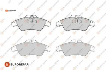 Erp ön fren balatası sprınter - lt 28 eurorepar 0024203920/ 0024209920/ 004420 resmi