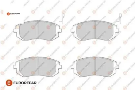 Erp ön fren balatası subaru ımpreza - forester - legacy ıv eurorepar 26296ae160/ 26296ag020/ 26296a resmi