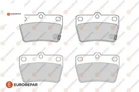 Erp 4 arka fren balatası rav 4 ıı (_a2_) eurorepar 0446642010/ 0446642020/ 044664 resmi