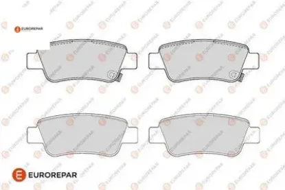 Erp 4 arka fren balatası cr-v ııı (re_)-cr-v ıv (rm_) eurorepar 43022swwg00/ 43022swwg01/ 4302 resmi