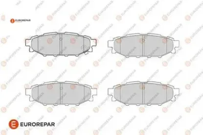 Erp arka fren balatası gt 86  (zn6_)-forester (sj_)-brz eurorepar 26696ag031/ 26696ag050/ 26696a resmi
