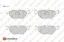 Erp arka fren balatası 3 (e30) - 3 (e36) - z3 coupe (e36) eurorepar 34211154221/ 34211157044/ 3421 resmi