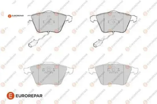 Erp ön fren balatası audı s4 quattro eurorepar 4e0698151f/ 8e0698151g/ 4f0698 resmi