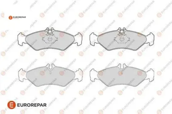 Erp arka fren balatası lt 28-35 ıı (2db, 2de, 2dk)-sprınter 2 (b901, b902) eurorepar 2d0698451a/ 2d0698451c/ 2d0698 resmi