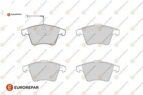 Erp ön fren balatası transporter t5-t6 eurorepar 7h0698151/ 7h0698151f/ 7h06981 resmi