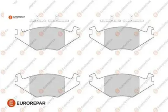 Erp fren balatası (137mm) passat (32b) golf ıı (19e,1g1) jetta ıı ibiza gdb463 eurorepar  resmi