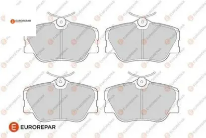 Erp fren balatası on (109 mm) mercedes c124 w124 w126 w201 93-95 gdb818 eurorepar  resmi