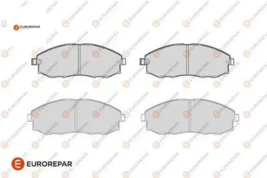 Erp ön fren balatası  (130.8 mm) ford fıesta 1.4 00- gdb897 eurorepar  resmi