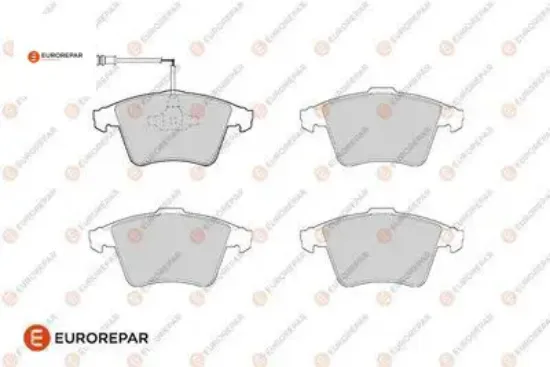 Erp ön fren balatası  (156mm) t5  03-    (16 ınc)  38411 eurorepar 7h0698151a/ 7h0698151b/ 7h0698 resmi