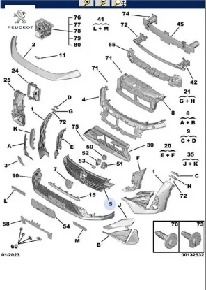 Izgara 408 peugeot  resmi