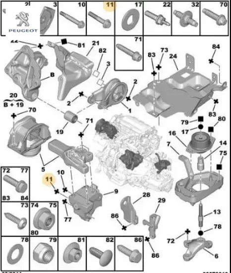 Cıvata mili peugeot  resmi