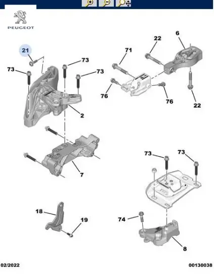 Cıvata mili peugeot  resmi