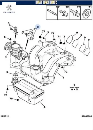 Motor regulatoru peugeot 1920.4x resmi