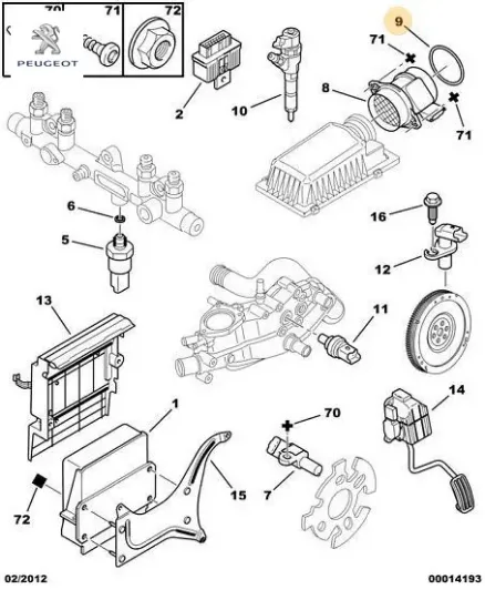 Debımetre contası üretime kapalı peugeot 1920.8f resmi