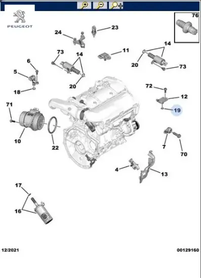 O-ring peugeot 1920.Pl resmi
