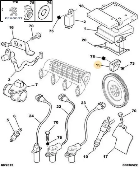 Volant kaptör tutucu peugeot 1922.J2 resmi