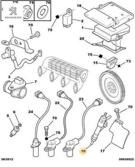 Enjektör boxer 2.8 hdı peugeot  resmi