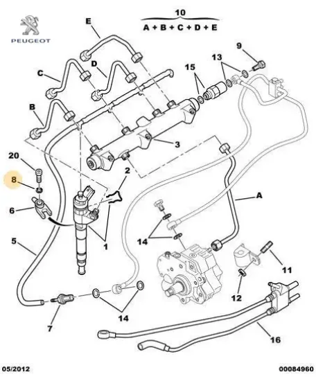 Enjek rondelası peugeot  resmi