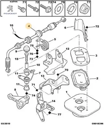 Vites kablosu                boxer 2800 peugeot  resmi