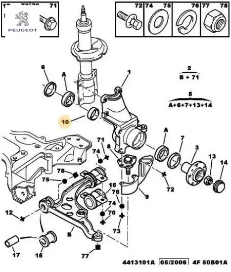 Arka porya ayar sımı boxer peugeot  resmi