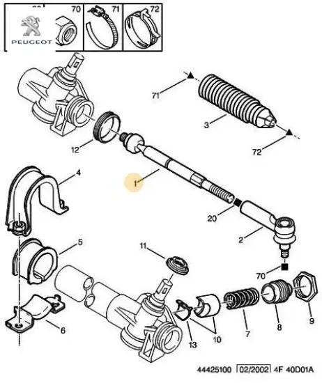 Rot mili                   boxer-ducato  (94->) peugeot  resmi